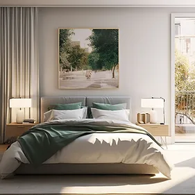 dormitorio verde evasalabart